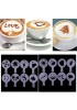 16 Piece Coffee Stencils
